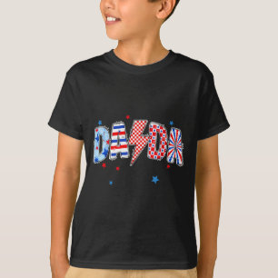 Dada Mama Boog 4 juli Amerikaanse familie T-shirt
