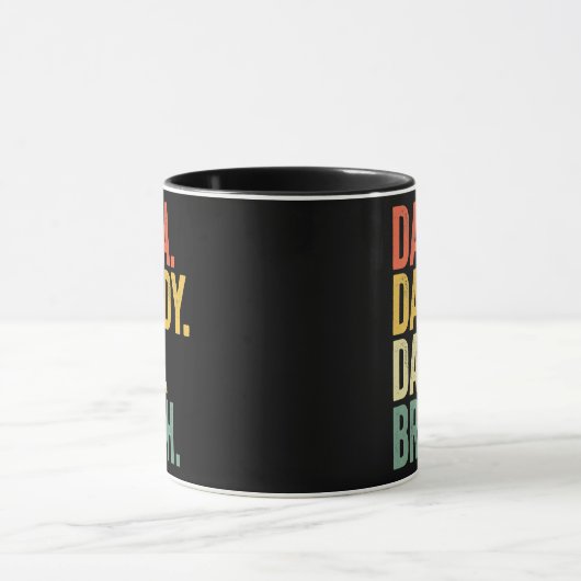 Dada papa Bruh Funny Fathers Day Gift for Mok (Midden)