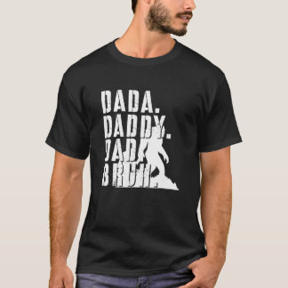 Dada Papa papa Bruh Papa Joke Vaderdag voor Da T-shirt
