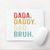 Dada Papa papa Bruh Retro  Funny Fathers Da Muismat (Met muis)