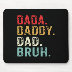Dada Papa papa Bruh Retro  Funny Fathers Da Muismat