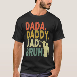 Dada Papa Vader Bruh Vaderdag Vader & Vader T-shirt