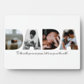 Dada Photo Collage Plaque voor Vaderdag Fotoplaat (voorkant)