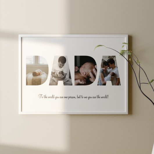 Dada Photo Collage Poster