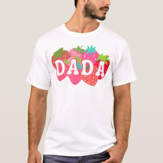 Dada van de Berry Eerste Verjaardag Aardbei Matchi T-shirt