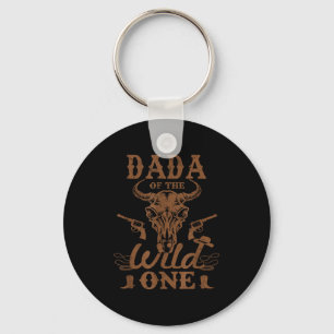 Dada van de wilde cowboy western rodeo feest Ma Sleutelhanger