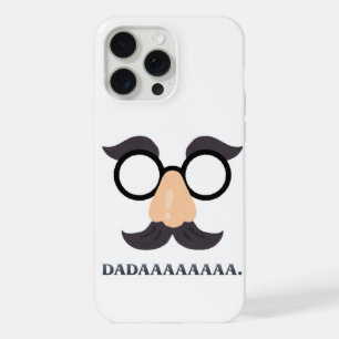 "DADAAAAAAAA" Étui de téléphone drôle à moustache
