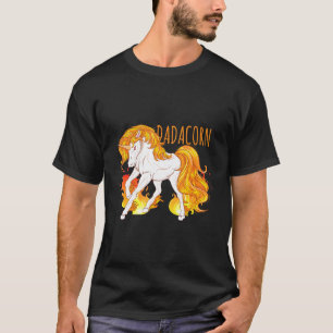 Dadacorn Body Build Unicorn Dad Best Papa Ever Awe T-shirt