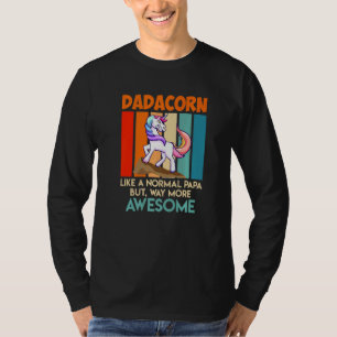 Dadacorn Eenhoorn Als Een Normale Vader Alleen Koe T-shirt