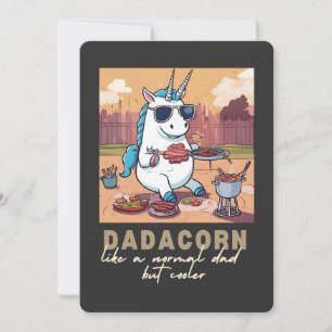 Dadacorn Eenhornige Dad BBQ Dad Kaart