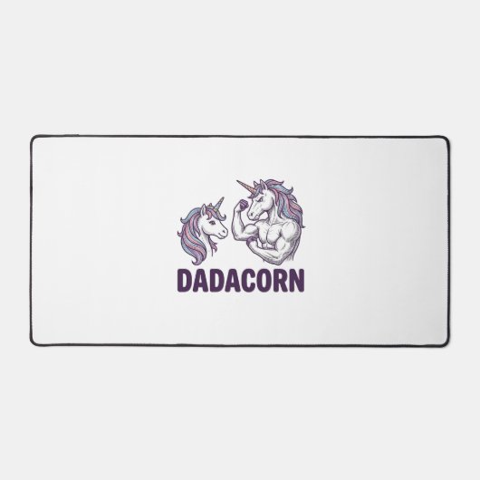 Dadacorn Funny Licorne Papa Conception De T-Shirt (Recto)