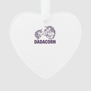 Dadacorn Funny Licorne Papa Conception De T-Shirt