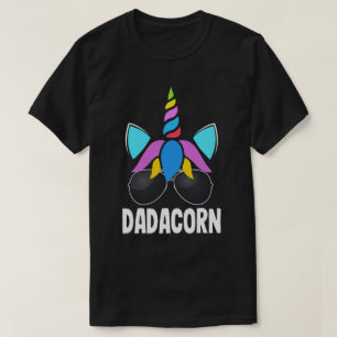 Dadacorn Funny Unicorn Dad Vaderdag Gift T-shirt