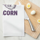 Dadacorn Grappige Eenhoorn Vader Vector T-shirt On Theedoek (Quarter Fold)