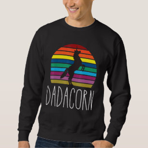 Dadacorn - Magische regenboog Unicorn Horse Family Trui