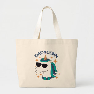Dadacorn met zonnebril grote tote bag