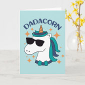 Dadacorn met zonnebril kaart (Gele Bloem)