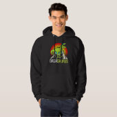Dadasaurus Dinosaur Dada Saurus Vaderdag Famil Hoodie (Voorkant volledig)