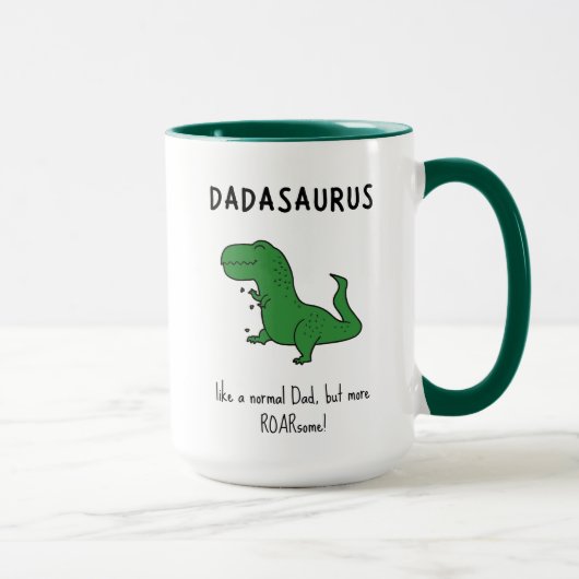Dadasaurus Funny T-Rex Mok (Rechts)