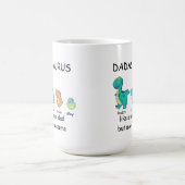 Dadasaurus personnalisé jusqu'à 3 enfants Café Mug (Centre)
