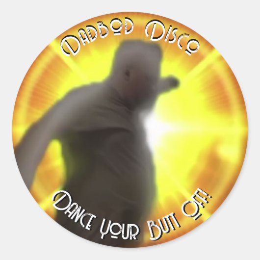 Dadbod Disco Sticker (Voorkant)