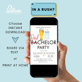 Dadchelor pa wordt Mannen Man Baby shower Kaart