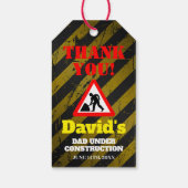 Dadchelor Party | DAD Shower Favor Bedankt Cadeaulabel (Achterkant)