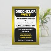 Dadchelor Party - Invitations Jaunes et Noires (Debout devant)
