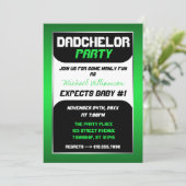 Dadchelor Party - Invitations vertes et noires (Debout devant)