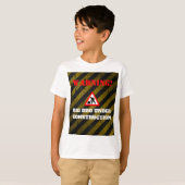 Dadchelor Party | Waarschuwing BRO in aanbouw T-shirt (Voorkant volledig)
