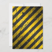 Dadchelor Party | Waarschuwing DAD in aanbouw Kaart (Achterkant)