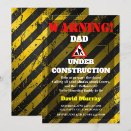 Dadchelor Party | Waarschuwing DAD in aanbouw Kaart