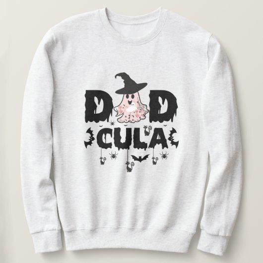 Dadcula Funny Dad Halloween Trui (Design voorkant)