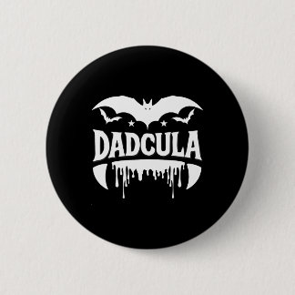 Dadcula Halloween Bat Vampire Fangs Flowing Effect Ronde Button 5,7 Cm