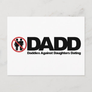DADD Daddies against Daughters Dating Briefkaart