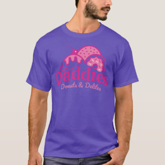 Daddies donuts T-Shirt in een groot Paars/roze 