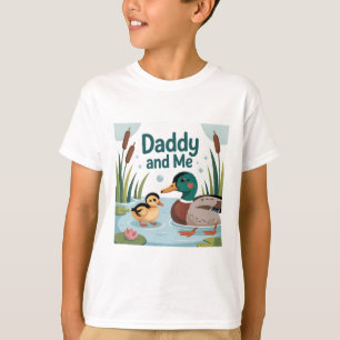 Daddy and Me - Mallard Ducks in de vijver T-shirt