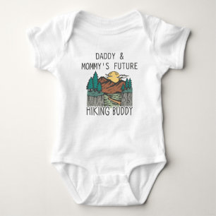 Daddy and Mommy's Future Hiking Buddy - Schattigee Romper