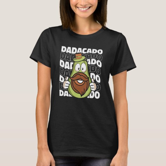 Daddy Avocado Father - Papa Dad T-shirt (Voorkant)