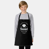 Daddy — Barbecue King Personalized BBQ Apron Schort (Gedragen)