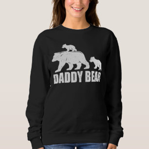 Daddy Bear 2 Cubs Daddy Bear Twin Dad 2 Kids Trui