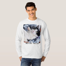 Daddy cat since Photo cute cat T-shirt