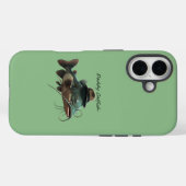 Daddy Catfish Dark Sea Green iPhone 16 Tough Coque (Verso (horizontal))