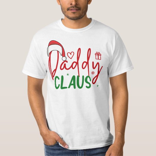 Daddy Claus Christmas Design-60094 T-shirt (Voorkant)