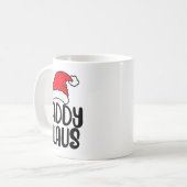 Daddy Claus, Family Matching Christmas Father Men  Koffiemok (Voorkant links)