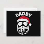 Daddy Claus Sinterklaas Grappige Kerstmis Matching Briefkaart (Voorkant / Achterkant)
