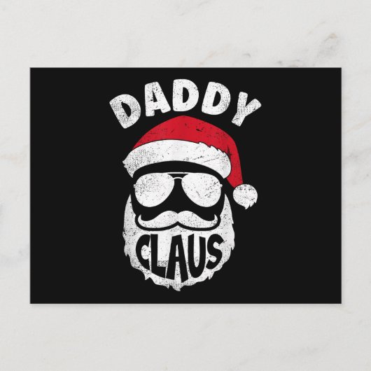 Daddy Claus Sinterklaas Grappige Kerstmis Matching Briefkaart (Voorkant)