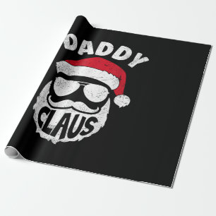 Daddy Claus Sinterklaas Grappige Kerstmis Matching Cadeaupapier