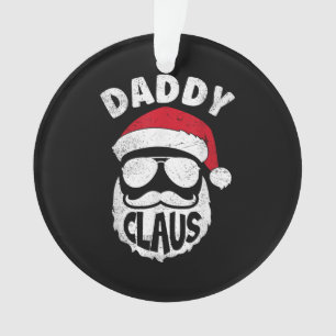 Daddy Claus Sinterklaas Grappige Kerstmis Matching Ornament