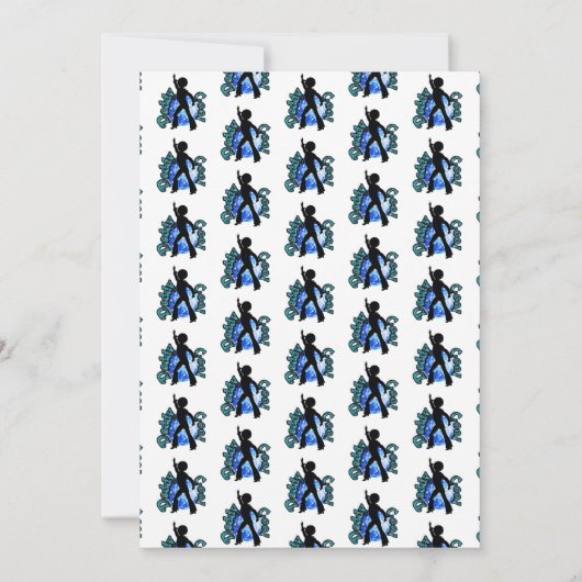 Daddy Cool Disco Dance Père Day Invitation (Dos)